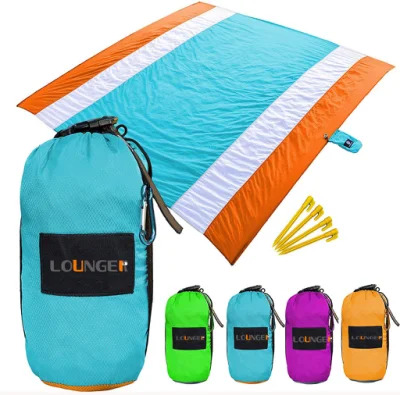 210t Ripstop Nylon Sand Free Mat Picnic Outdoor Camping Blanket Beach Blanket